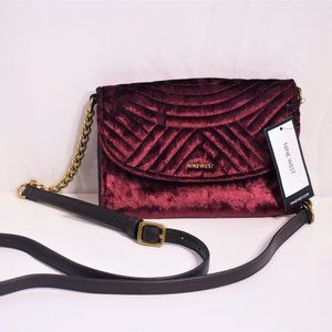 *FINAL PRICE* Nine West Velvet Chained Crossbody